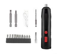 Yhenlovtt Ensemble de tournevis électriques 3,6 V-8,8 V Mini perceuse électrique avec construction en métal 250 tr/min Outils d'entretien sans fil pour maison DIY (B)
