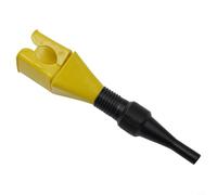 Yhenlovtt Entonnoir flexible en ABS pour un transfert rapide d'huile ou de fluide, remodelage pour joint étanche, convient pour voitures, camions (jaune)