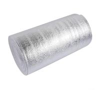 Yhenlovtt Film isolant réfléchissant pour radiateur, feuille d'aluminium et coton perlé pour une efficacité thermique murale, reflète jusqu'à 90 % de la chaleur, rouleau de 10 m x 0,5 m x 3 mm