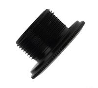 Yhenlovtt Fixation en alliage d'aluminium pour vélos de montagne noir et manivelle à boulon compatible avec tailles M15/m18/m19/m20 et couvercle de vis central en si bémol pour route (M18)