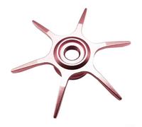 Yhenlovtt Frein étoile B3 pour moulinets de système Max modifié B4 P3 P4 P5 Fishing Series - Roue à goutte d'eau 6 étoiles de rechange Abu (rose)