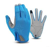 Yhenlovtt Gants complets pour homme et femme, compatibles avec écran tactile, gants de cyclisme de montagne pour vélo, avec paume antidérapante, coupe-vent et chauds pour (S)