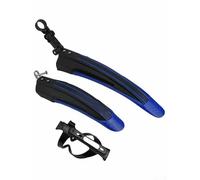 Yhenlovtt Garde-boue de montagne et de vélo en polypropylène - Design allongé - Convient aux roues 700C - Forme profilée pour l'arrière - Modifiable pour route ou VTT (bleu)