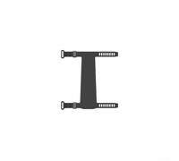 Yhenlovtt Garde-boue réglable en nylon pour tige de selle de vélo, installation rapide, protection de poteau compte-gouttes pour VTT 40-175 mm (40-75)