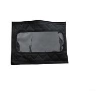 Yhenlovtt Housse de protection en tissu Oxford avec façade transparente pour robinet de jardin extérieur, 31 x 40,4 cm, noir