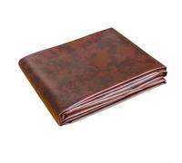 Yhenlovtt Housse de table de jeu de palets de 2,7 m - Protection contre la poussière en cuir synthétique lourd pour jeux d'intérieur - Marron - 283 x 68 x 15,2 cm (L x l x P)