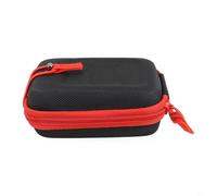 Yhenlovtt Housse de transport étanche pour télémètre avec lanière pour appareil photo de chasse et accessoires Noir/rouge C (rouge)