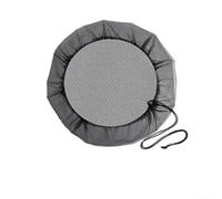 Yhenlovtt Housse d'eau avec cordon de serrage pour filet en maille robuste pour barils de pluie de 60 à 100 cm, couvercle filtre en polyéthylène noir résistant aux UV, contre les débris, les feuilles