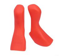 Yhenlovtt Housse pour capot de levier de frein de vélo pour engrenage avec poignée antidérapante R8020 confortable et résistante aux intempéries en silicone pour le toucher (rouge)