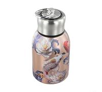 Yhenlovtt Hydra Bouteille d'eau isotherme en acier inoxydable 316 avec design rétro 300 ml (poisson doré)