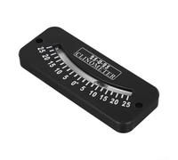 Yhenlovtt Inclinomètre 25-0-25 pour compteur de pente de danger d'avalanche et localisateur de pente avec talon, outil de mesure d'angle portable en ABS pour la voile et la marine (25-0-25)