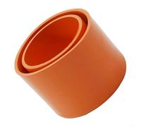 Yhenlovtt Insert en caoutchouc pour support de canne à pêche en nylon stabilisé pour 2 tubes de 50,8 mm OD pour planche à appâts et équipement de pêche (orange)