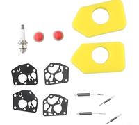 Yhenlovtt Joint de pelouse série Briggs avec amorçage compatible avec membrane à ressort pour tondeuse à air avec Stratton pour Classic Sprint Quattro Set 300 375 450 500 550