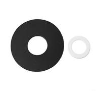 Yhenlovtt Joint de valve de chasse d'eau de rechange pour SV01967 - 70 mm en silicone pour joint de chasse d'eau durable, facile à installer (noir)