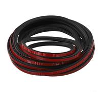Yhenlovtt Joint d'étanchéité en caoutchouc 3 couches en forme de L pour porte de voiture - 5 m - Noir - Pour isolation phonique - Étanche et anti-poussière - Pour la plupart des voitures