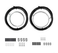 Yhenlovtt Kit de câble de frein et de levier de vitesse pour vélo de route et VTT - Boîtier de frein 5 mm 2,5 m, câble de dérailleur de 4 mm avec revêtement en PVC, compatible avec SRAM (noir)