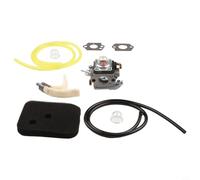 Yhenlovtt Kit de carburateur 9 pièces pour HS 122HD45 122HD60 522HD60S 522HDR60 pour - Kit de remplacement compatible avec Zamdoe pour taille-haie Jonsered HT2223T HT2218 avec carburateur d'air et