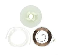 Yhenlovtt Kit de corde à rebond compatible avec les tronçonneuses chinoises Start 4500 5200 5200 avec ressort 45 cc et corde de traction de 1 m et poulie de rotor (1)