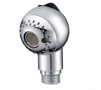 Yhenlovtt Kit de douche et pommeau de douche en acrylique argenté et noir pour salon de coiffure et salon de beauté 120 cm