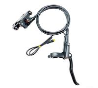 Yhenlovtt Kit de frein à disque hydraulique 4 pistons E-For Bike avec câble étanche à 3 broches, kit avant et arrière compatible avec système de moteur central