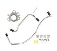 Yhenlovtt Kit de ligne de liquide de refroidissement turbo en acier inoxydable pour F150 3,5 L EcoBoost, compatible avec côté conducteur ou passager (OE 926-186/926-187), compatible (côté conducteur)