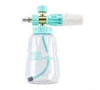 Yhenlovtt Lance à mousse à neige pour lavage de voiture avec buse réglable à 360 ° et bouton de contrôle du débit, compatible avec mousse PA, capacité de 1 L, pour nettoyage et entretien automobile