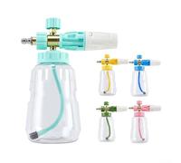 Yhenlovtt Lance à mousse de lavage de voiture 1 L avec buse de pulvérisation réglable et contrôle de la concentration de la mousse, pour nettoyeur haute pression pour le nettoyage du véhicule (tube