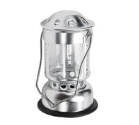Yhenlovtt Lanterne chauffe-plat en alliage d'aluminium, verre pour bougie Hurricane pour le camping, la pêche, la décoration de jardin et les événements de fête de mariage
