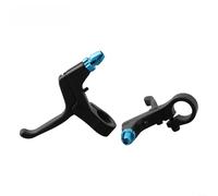 Yhenlovtt Leviers de frein à 2 doigts en alliage léger pour vélo pour enfants et VTT, compatibles avec disque mécanique et freins à traction linéaire, Dur (bleu)