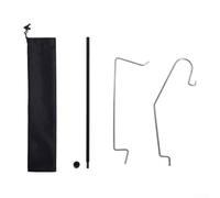 Yhenlovtt Liens de connexion pour pieds de table de camping en alliage d'aluminium, pièces de rechange durables et légères pour tables d'extérieur IGT, longueur de 30 à 60 cm avec 1 (cadre)