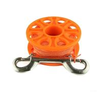 Yhenlovtt Ligne de plongée avec équipement en nylon de 30 m et boucle de navigation pour sécurité sous-marine et moulinet double tête (D)