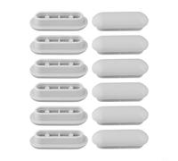 Yhenlovtt Lot de 12 tampons de protection de siège - Composition abstpe pour couvercle supérieur et accessoires de rechange résistants aux chocs (coussin de siège)