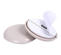 Yhenlovtt Lot de 16 patins de déménagement robustes de 7 mm pour moquette, patins en feutre en plastique style commode, appareils modernes pour tables, canapés, mousse EVA ronde (45 mm)
