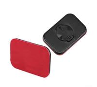 Yhenlovtt Lot de 2 adaptateurs de support de téléphone pour vélo avec plaque arrière adhésive pour IGPSPORT pour supports d'ordinateur de vélo, accessoire de vélo en plastique noir