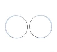 Yhenlovtt Lot de 2 anneaux de reprise ABS pour série 1 E81 E82 E87 E88 et série 3 E90 E91 E92 E93, compatibles avec OEM 00019979 00004194 33211504521