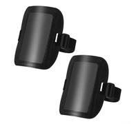 Yhenlovtt Lot de 2 brassards porte-carte d'identité avec sangle élastique, porte-badge en PVC étanche, pour bureau, travail, conférence, passe de sécurité