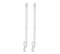 Yhenlovtt Lot de 2 bureaux étendus pour fixation de panneaux perforés avec support en métal robuste pour accessoires de bureau sans clou