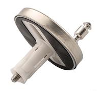 Yhenlovtt Lot de 2 charnières de rechange pour lunette de toilette en acier inoxydable de 8 mm compatibles avec la plupart des couvercles de toilettes standard montés au mur ou au sol
