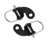 Yhenlovtt Lot de 2 coupleurs d'attelage de remorque de vélo pour Burley pour remorques de vélo compatibles avec essieux Qr et solides jusqu'à 12,2 mm en acier robuste
