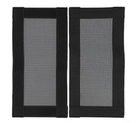 Yhenlovtt Lot de 2 housses de grille d'aération sous siège de voiture compatibles avec modèle Y et modèle 3, grille de protection en maille ABS noire, 24,7 x 12 cm