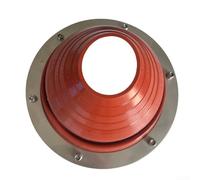 Yhenlovtt Lot de 2 kits de résistance à la chaleur pour poêle de tente, avec collier en silicone, anneaux métalliques clignotants, convient pour brûleur ou cheminée Plus bois 75160 mm