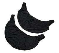 Yhenlovtt Lot de 2 sacs de nettoyage en microfibre pour boules de bowling standard lavables avec poignées ou graisse et saleté pour enlever 2 polissages