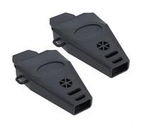 Yhenlovtt Lot de 2 sacs de rangement en plastique noir avec crochets, pinces, outils de ceinture pour la pêche