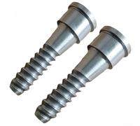 Yhenlovtt Lot de 2 vis Safe Lock pour mandrin de tour à bois, construction métallique, compatible avec les mandrins de 9,5/10,7/14,7/14,9 cm, pour un tournage sécurisé de petit bol (2 pièces)