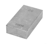 Yhenlovtt Lot de 20 blocs de mesure 0,5 à 100 mm avec certificat d'étalonnage, blocs de mesure en acier pour atelier et inspection métrologie dimensionnelle