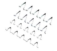 Yhenlovtt Lot de 20 fixations à ressort en métal pour garniture de voiture, tableau de bord, seuil de portière, panneau de coffre, hayon