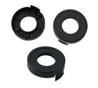 Yhenlovtt Lot de 3 bobines de rechange compatibles avec les débroussailleuses String Decker noires avec capuchon