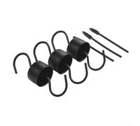 Yhenlovtt Lot de 3 fosses anti-fourmis pour mangeoires à colibris - En acier inoxydable résistant à la rouille (120 x 38 mm) avec 3 crochets et 3 brosses, ajustement suspendu (3 pièces)