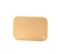 Yhenlovtt Lot de 3 planches à Choppi double face en ABS antidérapant avec trous pour un nettoyage et un rangement faciles (31 x 21,5 cm, orange)