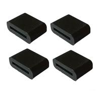 Yhenlovtt Lot de 4/10/20 accessoires de friteuse à air comprimé en silicone, housses de protection carrées et tapis de cuisson antiadhésif, pour la plupart des modèles de friteuse à air, lot de 4/10